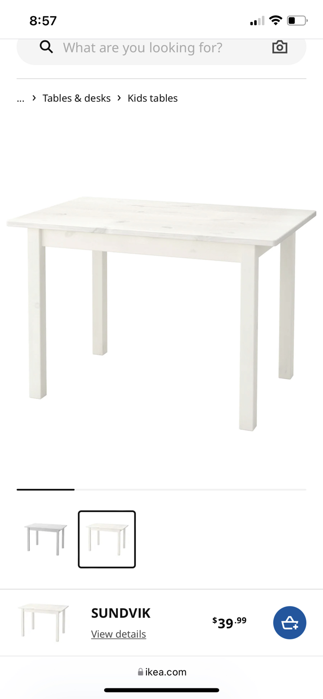 Ikea Sundvik kids table - photo 4