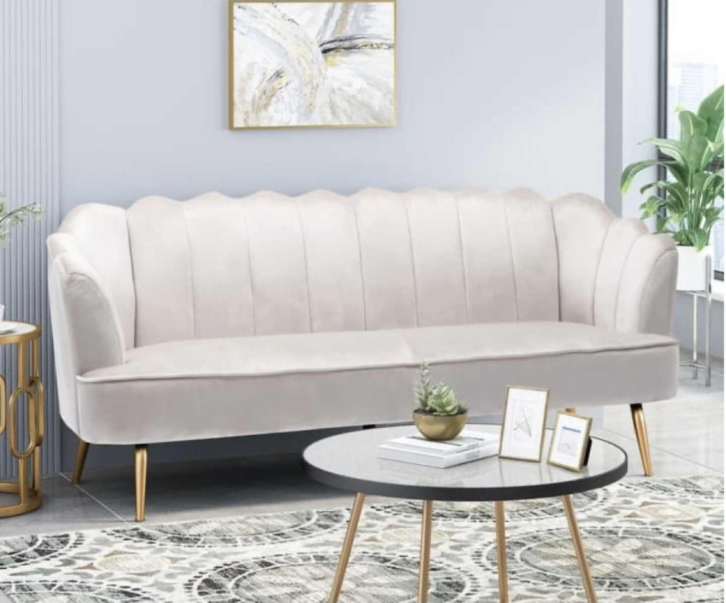 Velvet sofa - photo 2