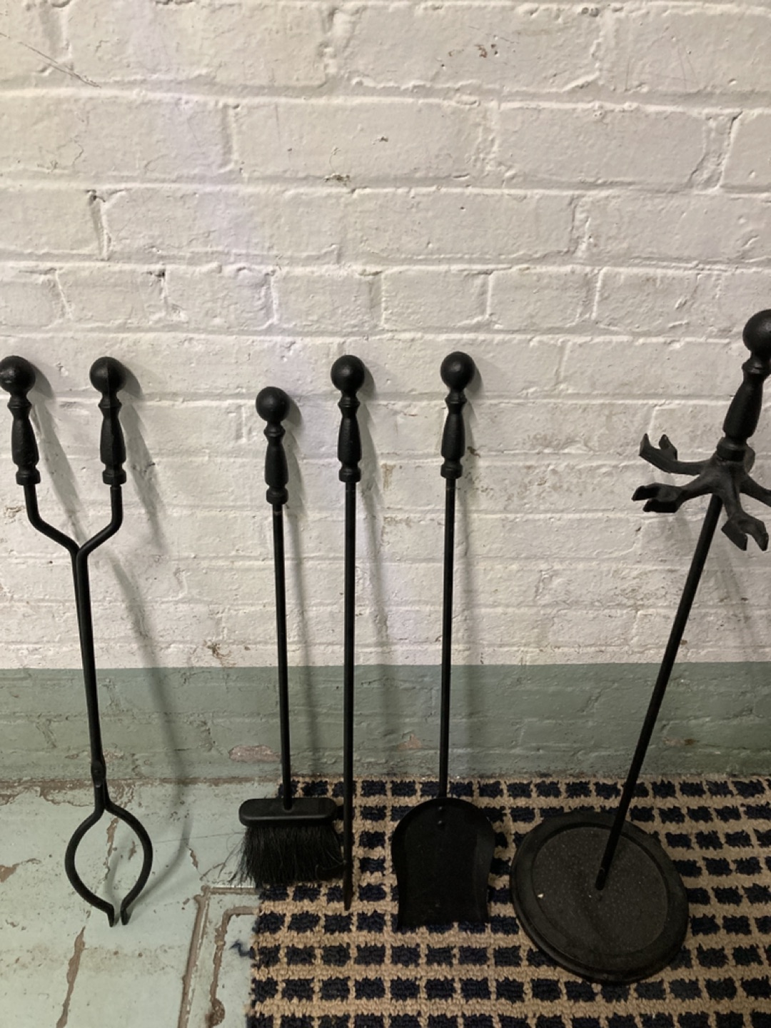 Fireplace tool set 5 pieces - photo 2