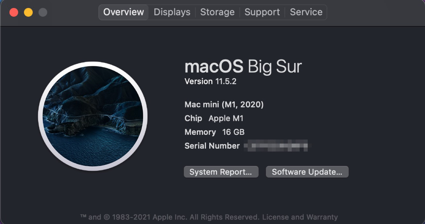 Mac mini (M1, 2020) 16GB RAM, 1TB SSD image indicator(7)