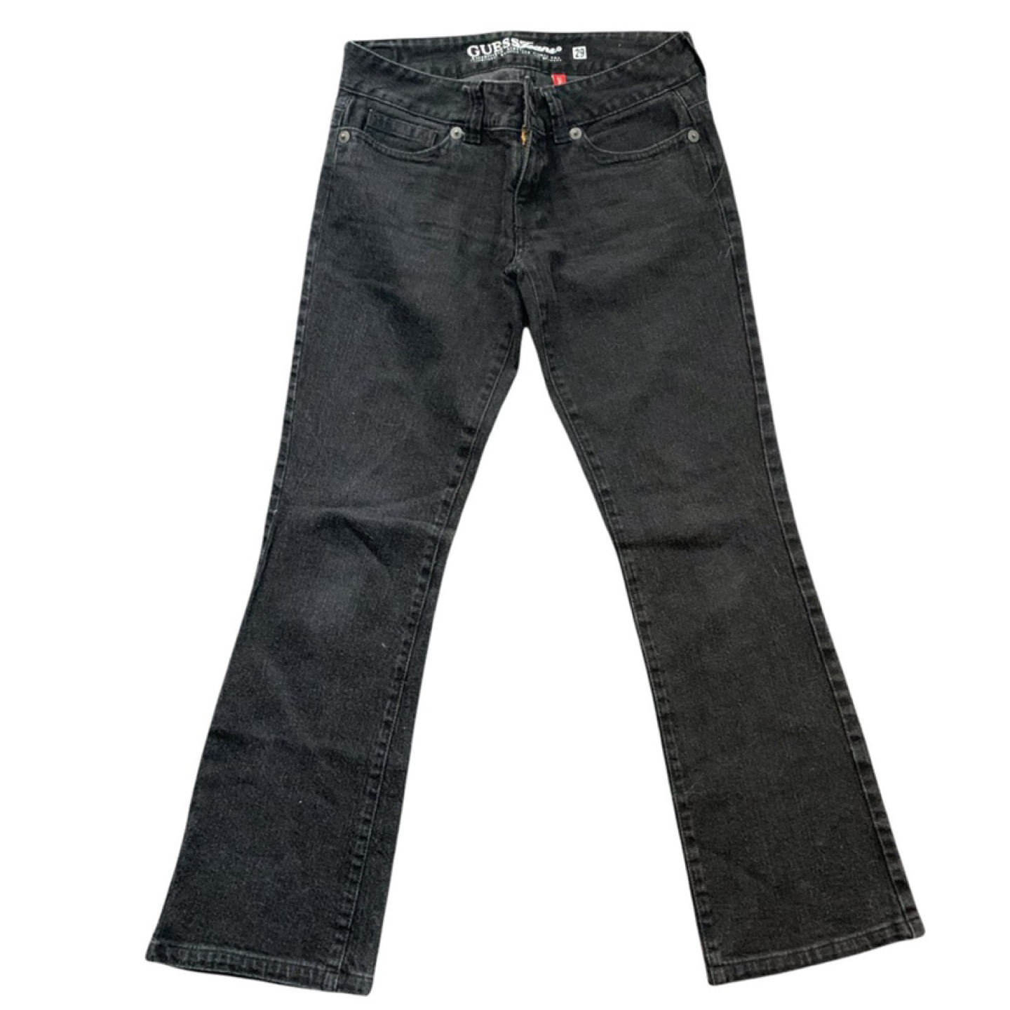 Guess daredevil jeans bootcut black womens size 29 