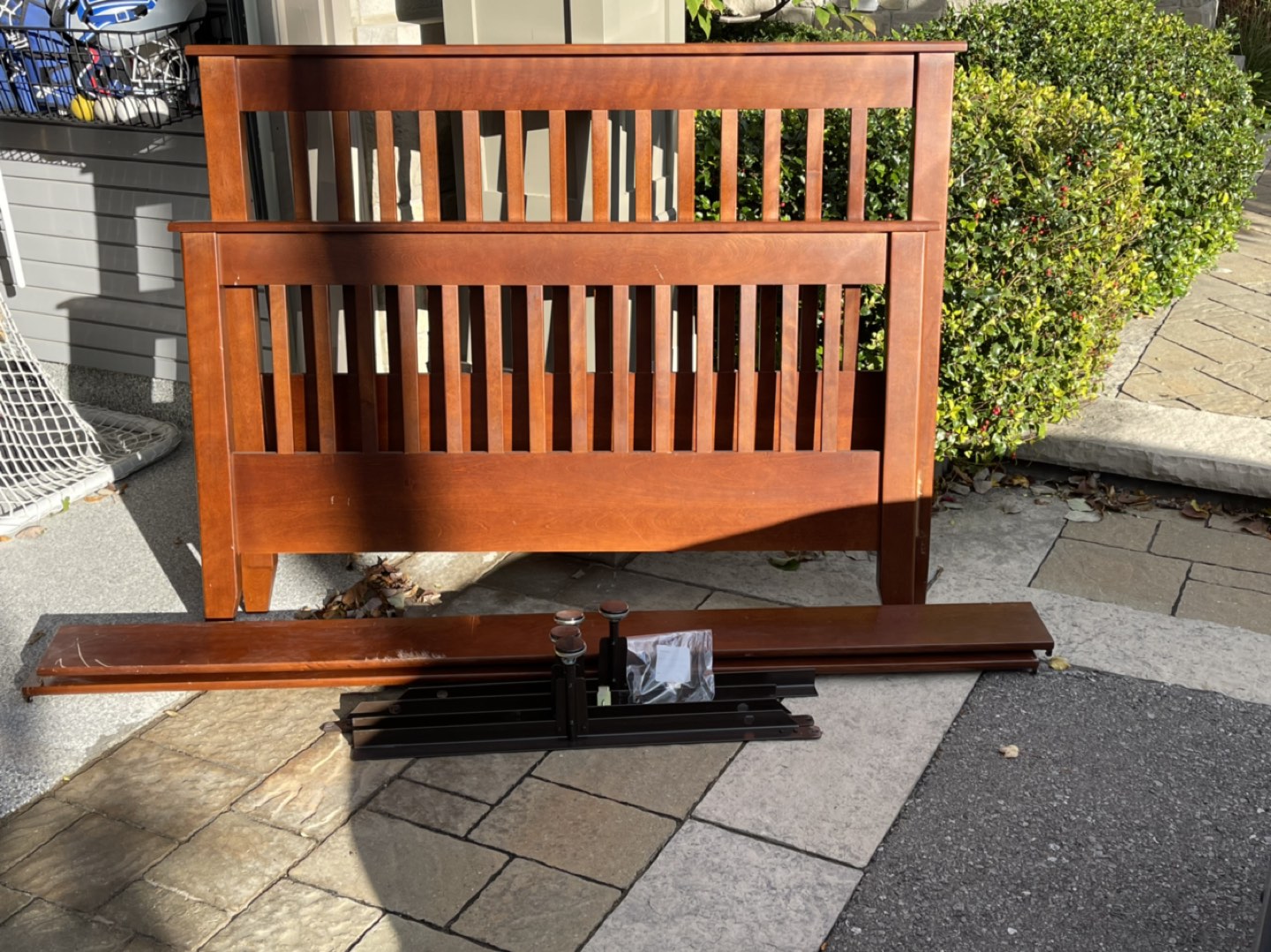 Solid Wood Double Bed Frame thumbnail