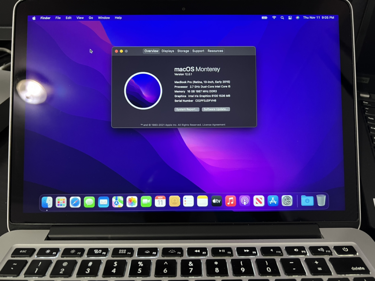 Apple Macbook Pro 2015 A 1502