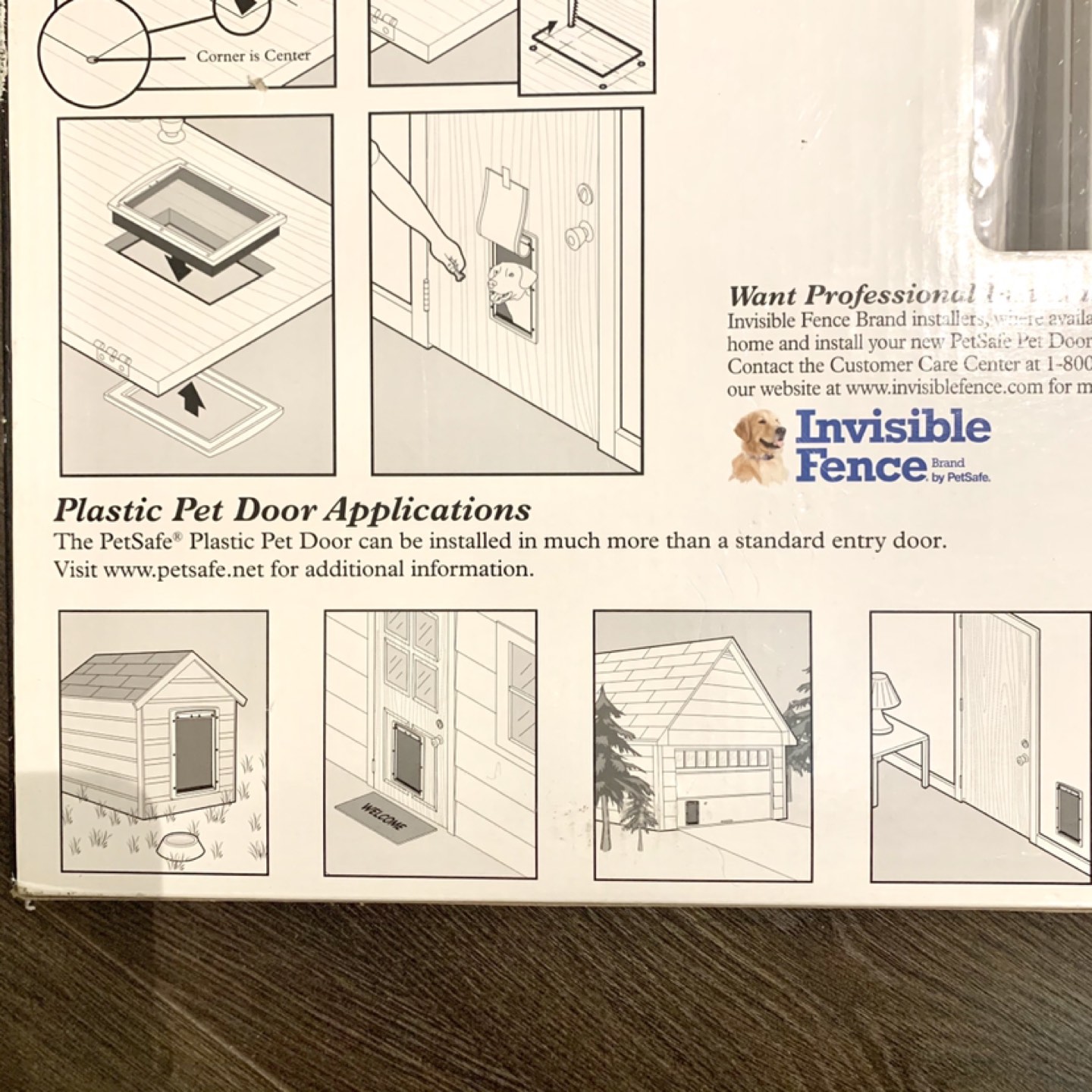 NEW PetSafe pet door for dogs and cats up to 40 lbs flap open - photo 5