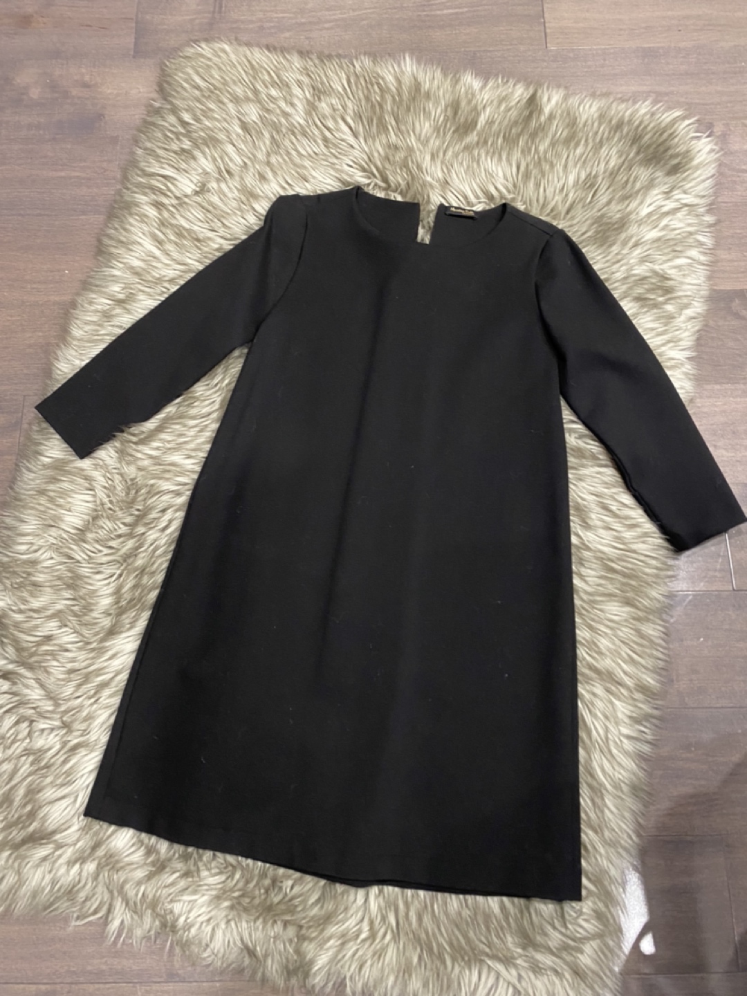 Massimo Dutti black baby doll dress thumbnail