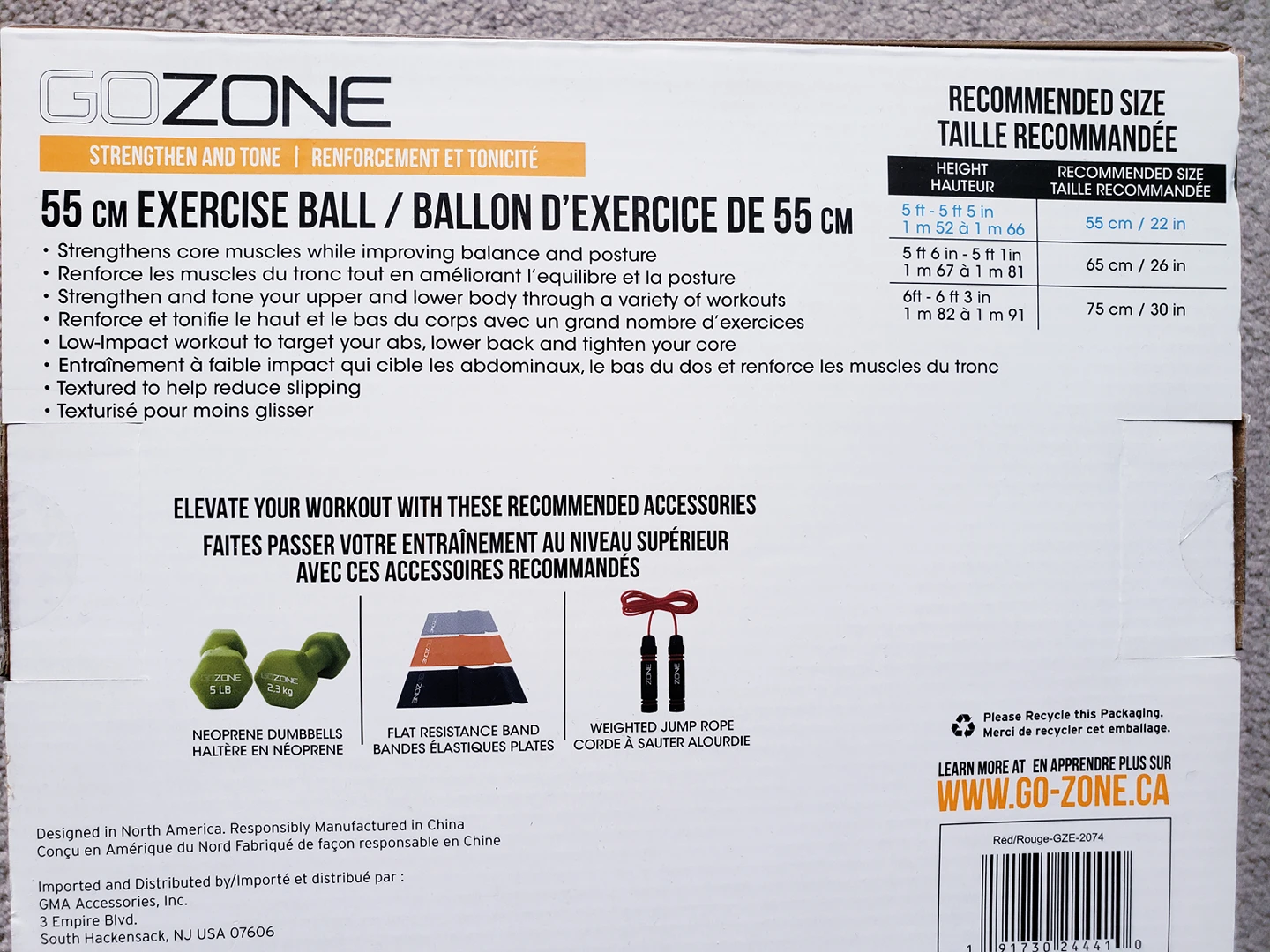 GOZONE Exercise Ball - New - photo 2