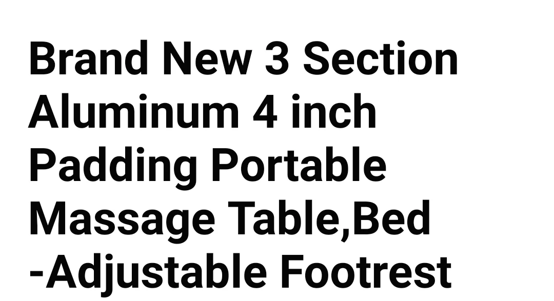 GreenLife Aluminum 84"L 3-Section Portable Bed - photo 4