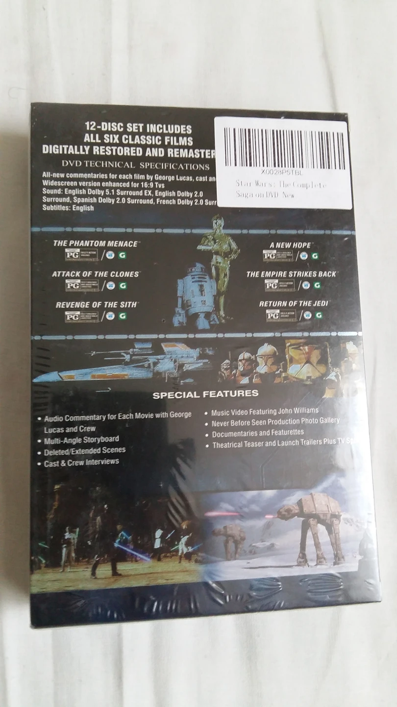 Brand new and sealed STAR WARS THE COMPLETE SAGA - photo 2