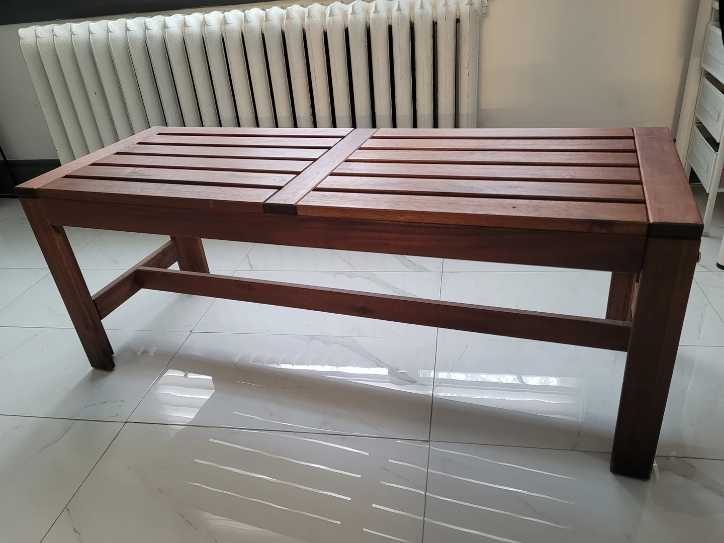 wood bench