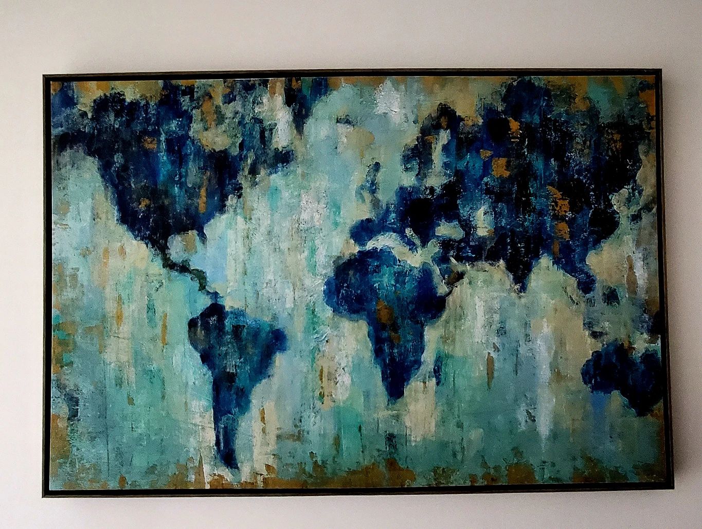 Epic Graffiti Map of The World Wall Art #Willowdale thumbnail