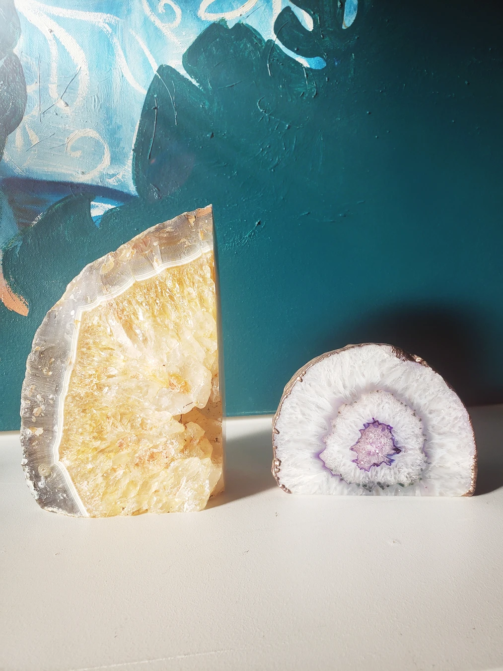 Crystal decor x 2