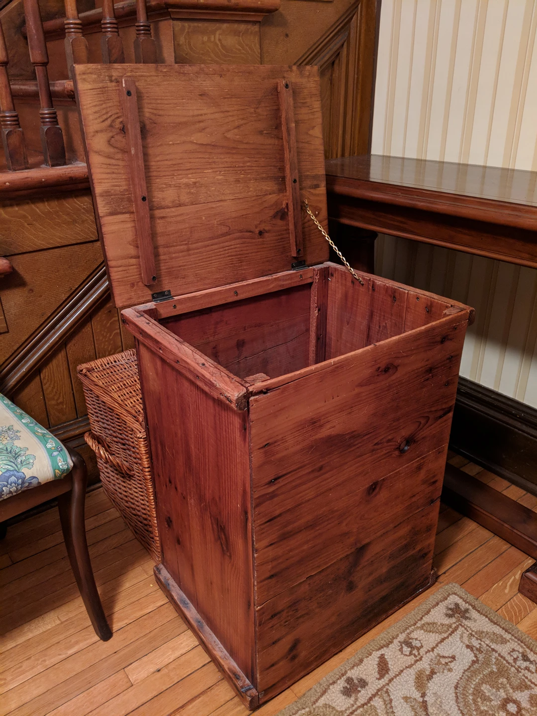 Vintage wooden box crate
