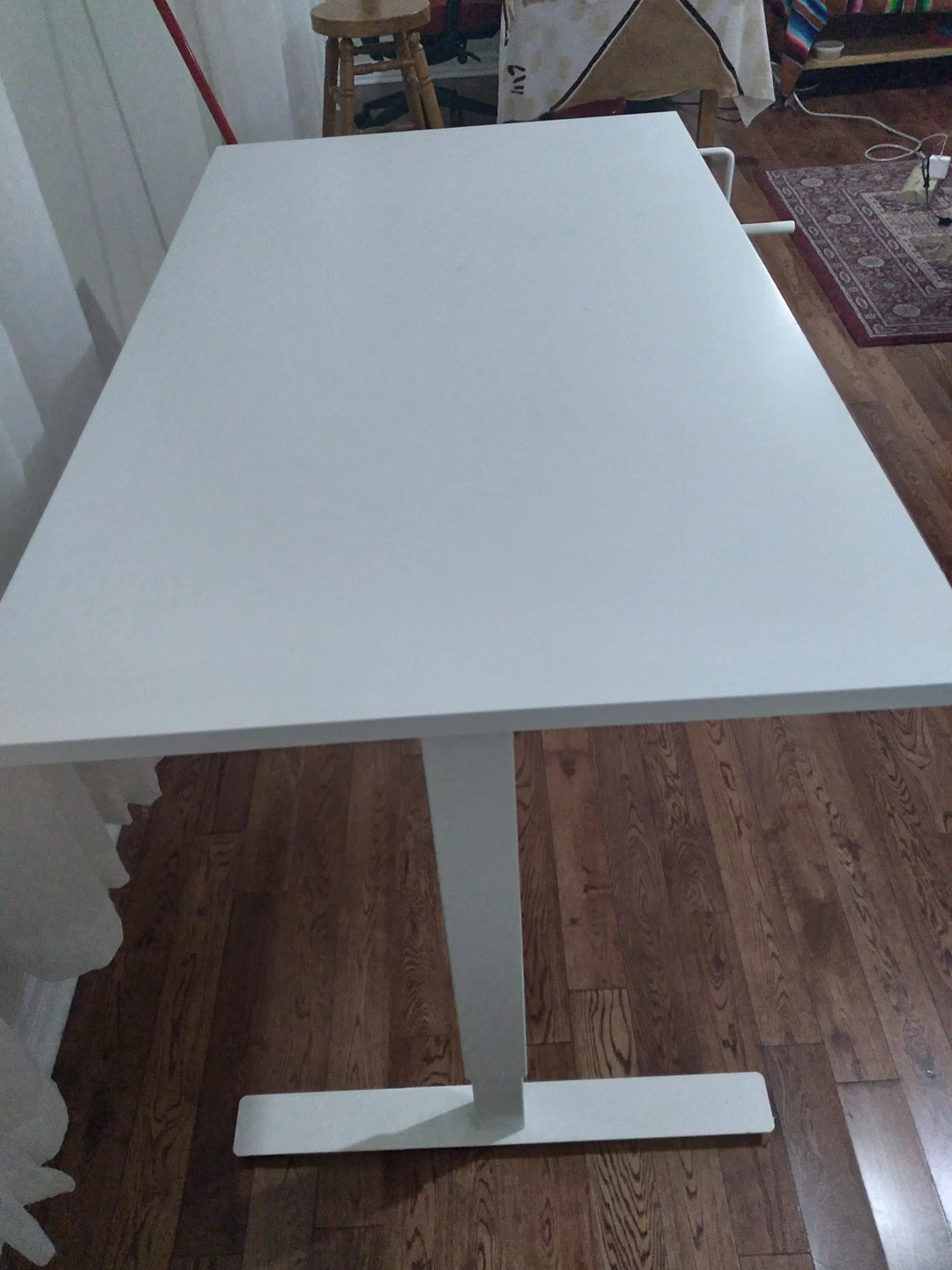 SKARSTA Desk sit/stand, white63x31 1/2 " (160x80 cm) image indicator(2)