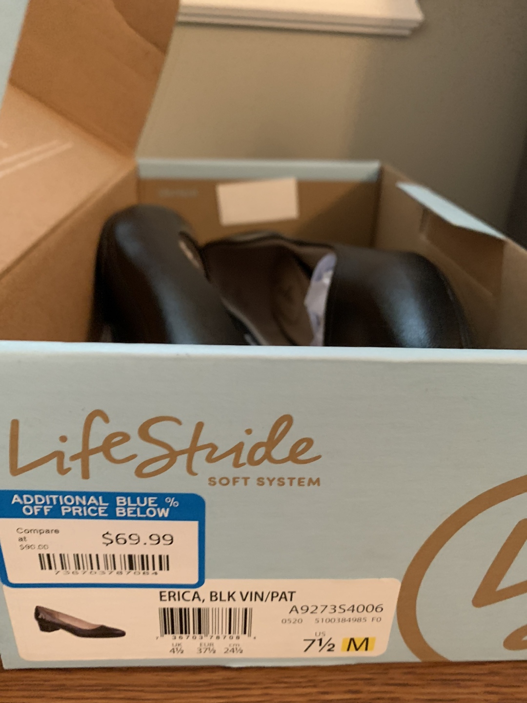 LifeStride leather shoes size 7.5 thumbnail