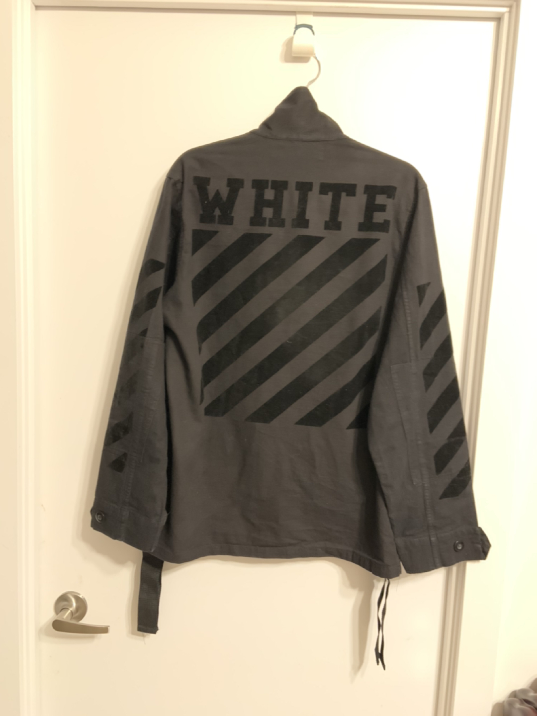 Main label off-white Black coat - photo 2