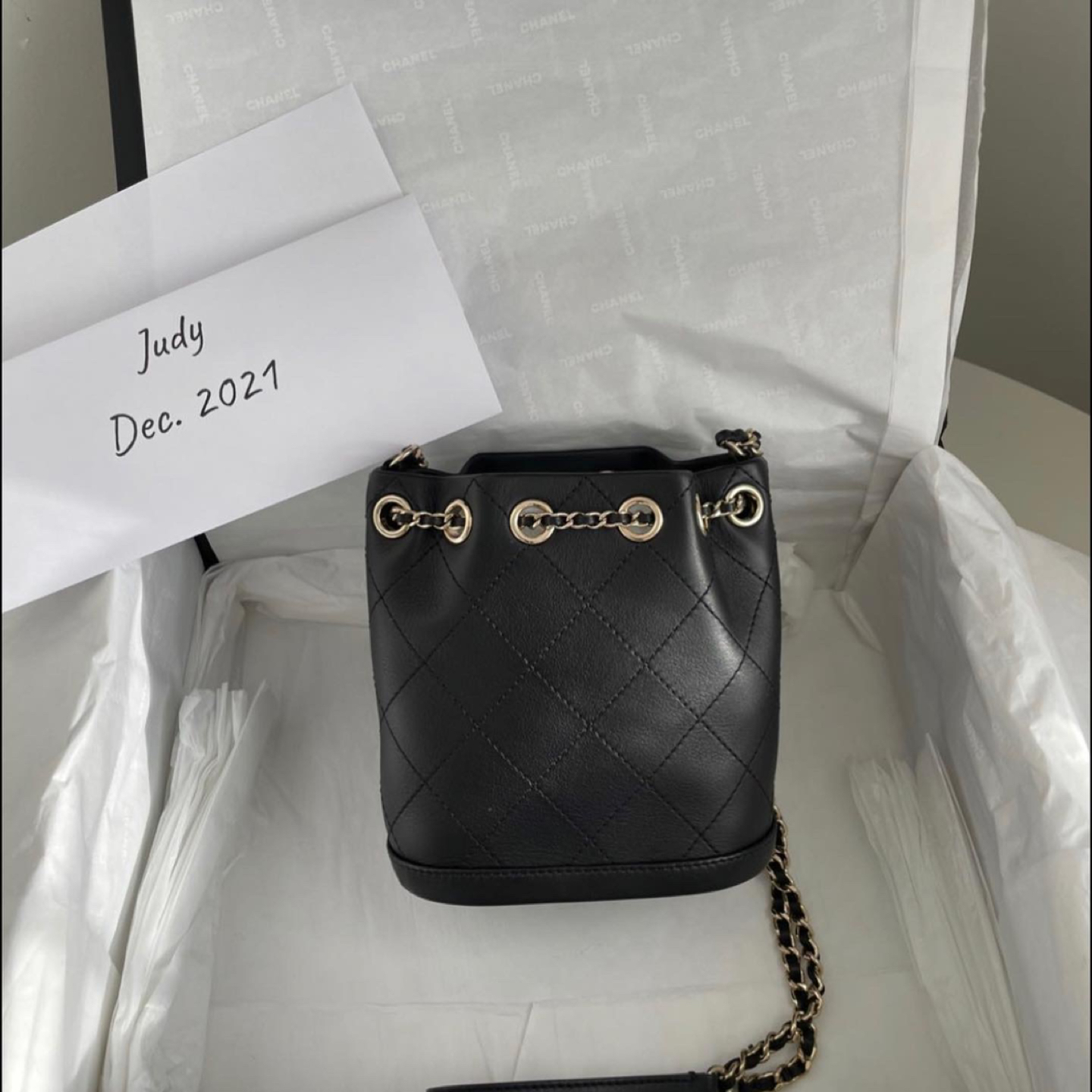 Authentic CHANEL mini bucket bag - photo 4