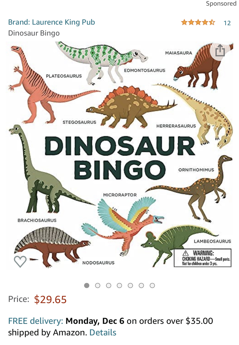 Dinosaur bingo thumbnail