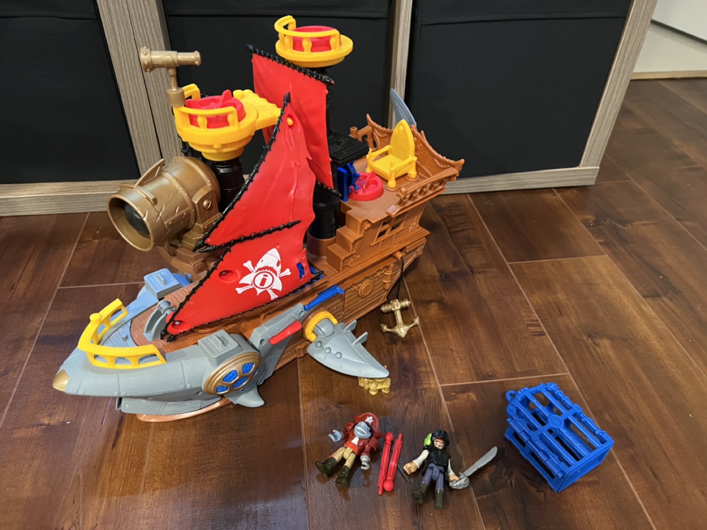 #freecycle Fisher Price Pirate Ship with accessories thumbnail