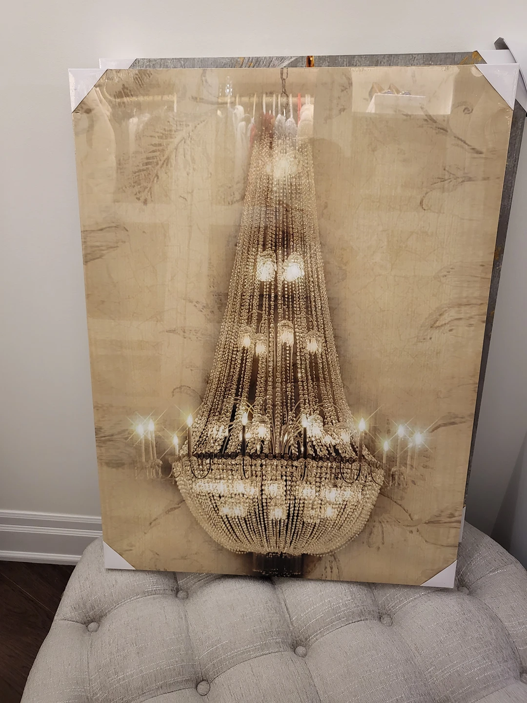 grand chandelier led wall art for sale(