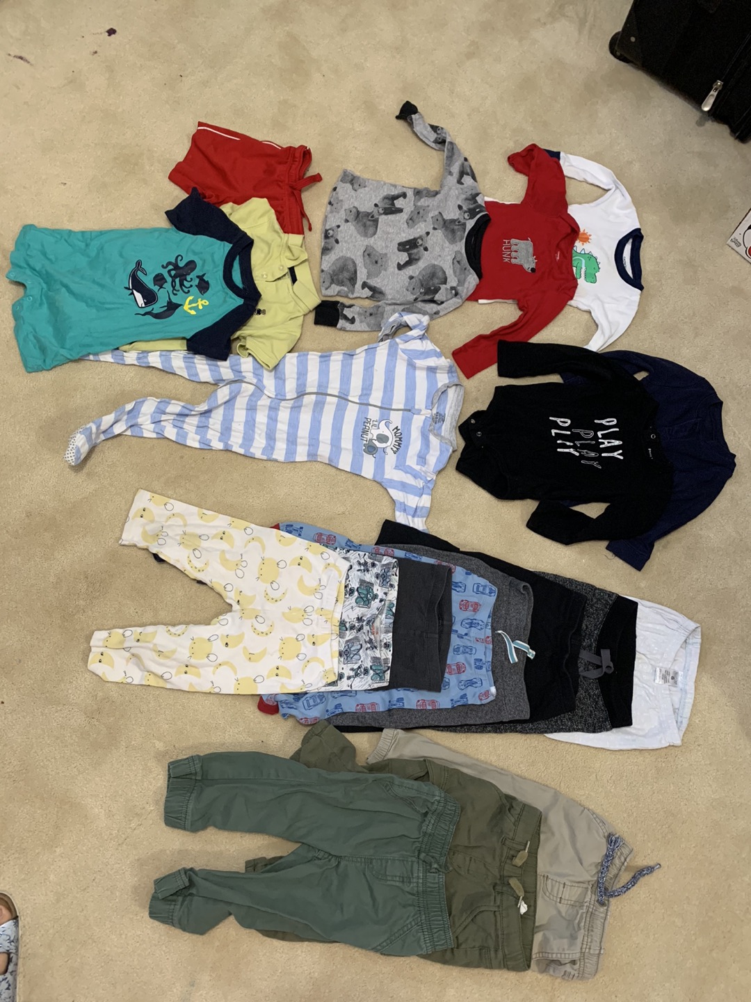 Baby boy clothes lot size 18 m thumbnail