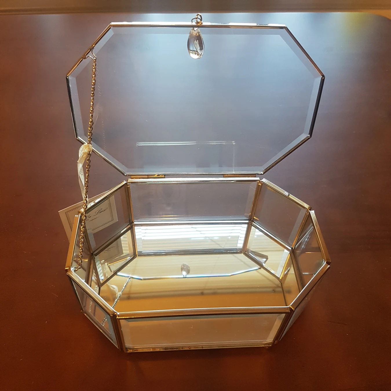 Bella Lux Mirrored Jewellery Box - Brand  new w/ tag - photo 4