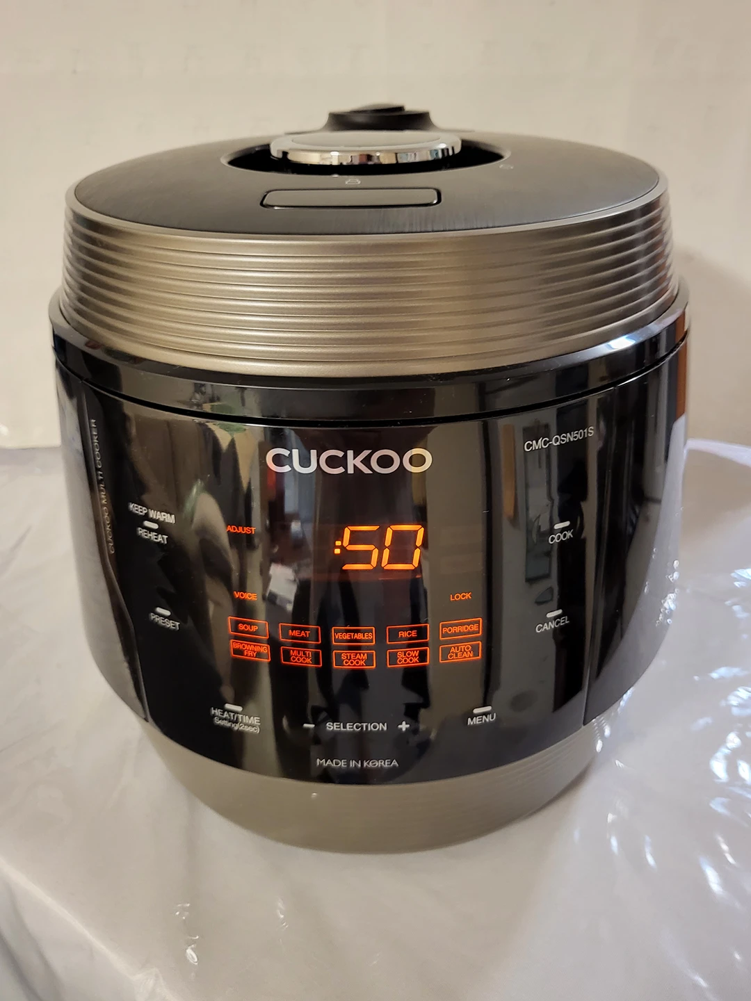 Cuckoo 8-in-1 Multi Pressure Cooker 5-Qt CMC-QSN501S - photo 2