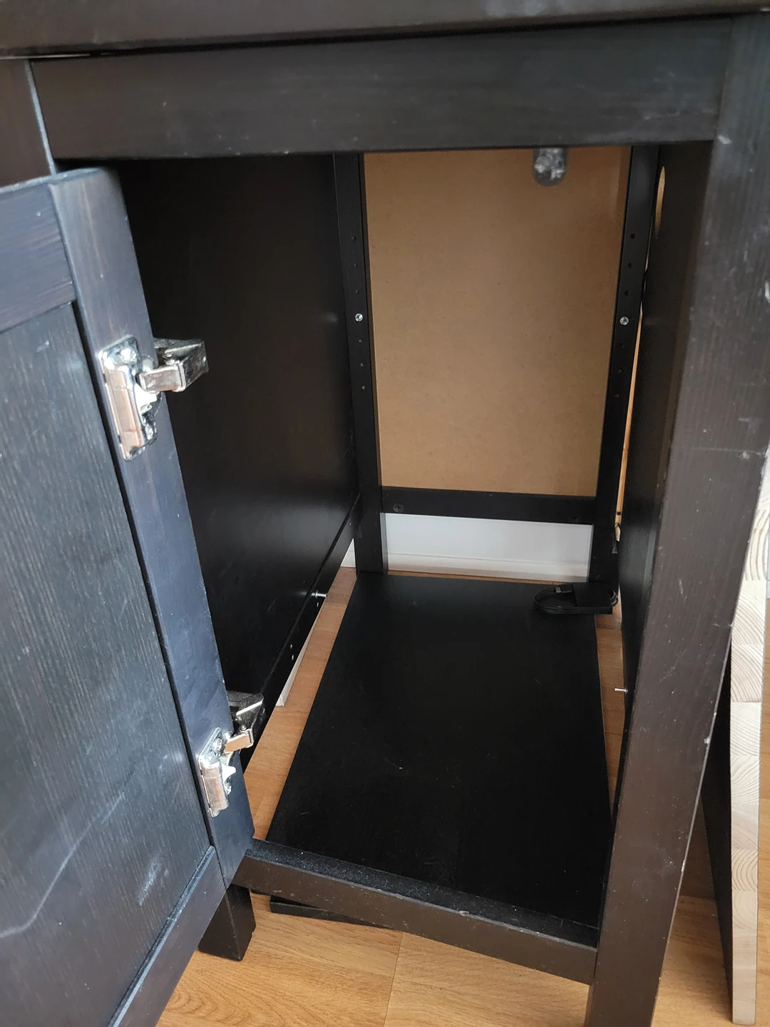 ikea desk hemnes black - photo 5