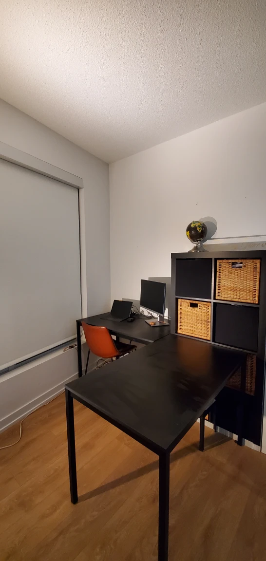 Ikea Desk/Table and shelf complete work station thumbnail