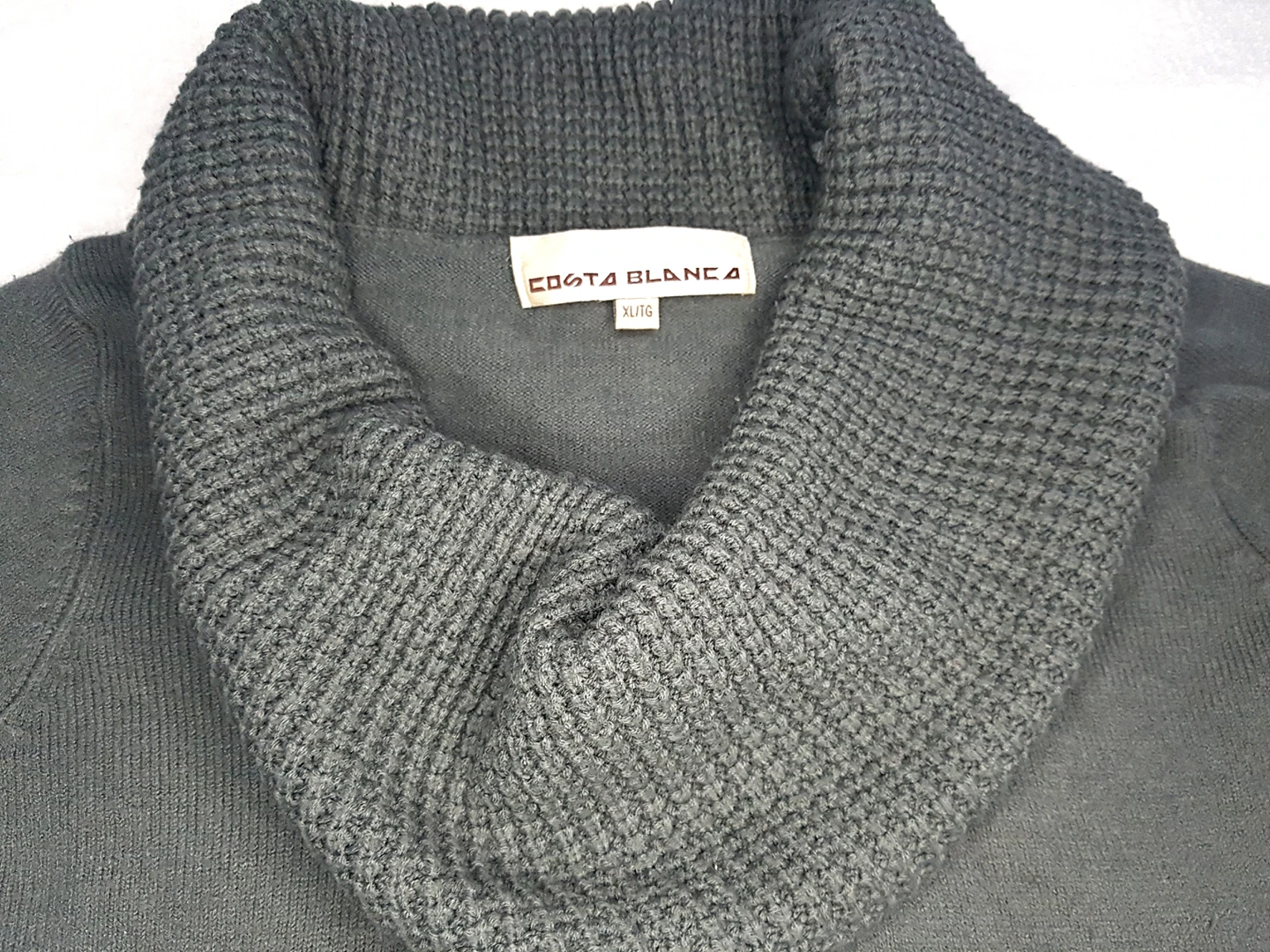 Costa Blanca Grey cowl neck sweater image indicator(2)