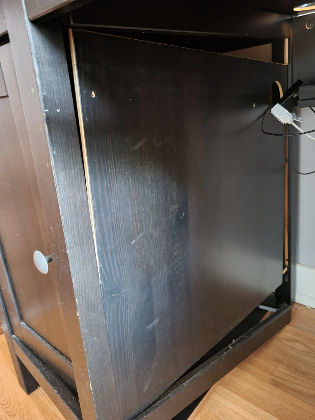 ikea desk hemnes black - photo 4