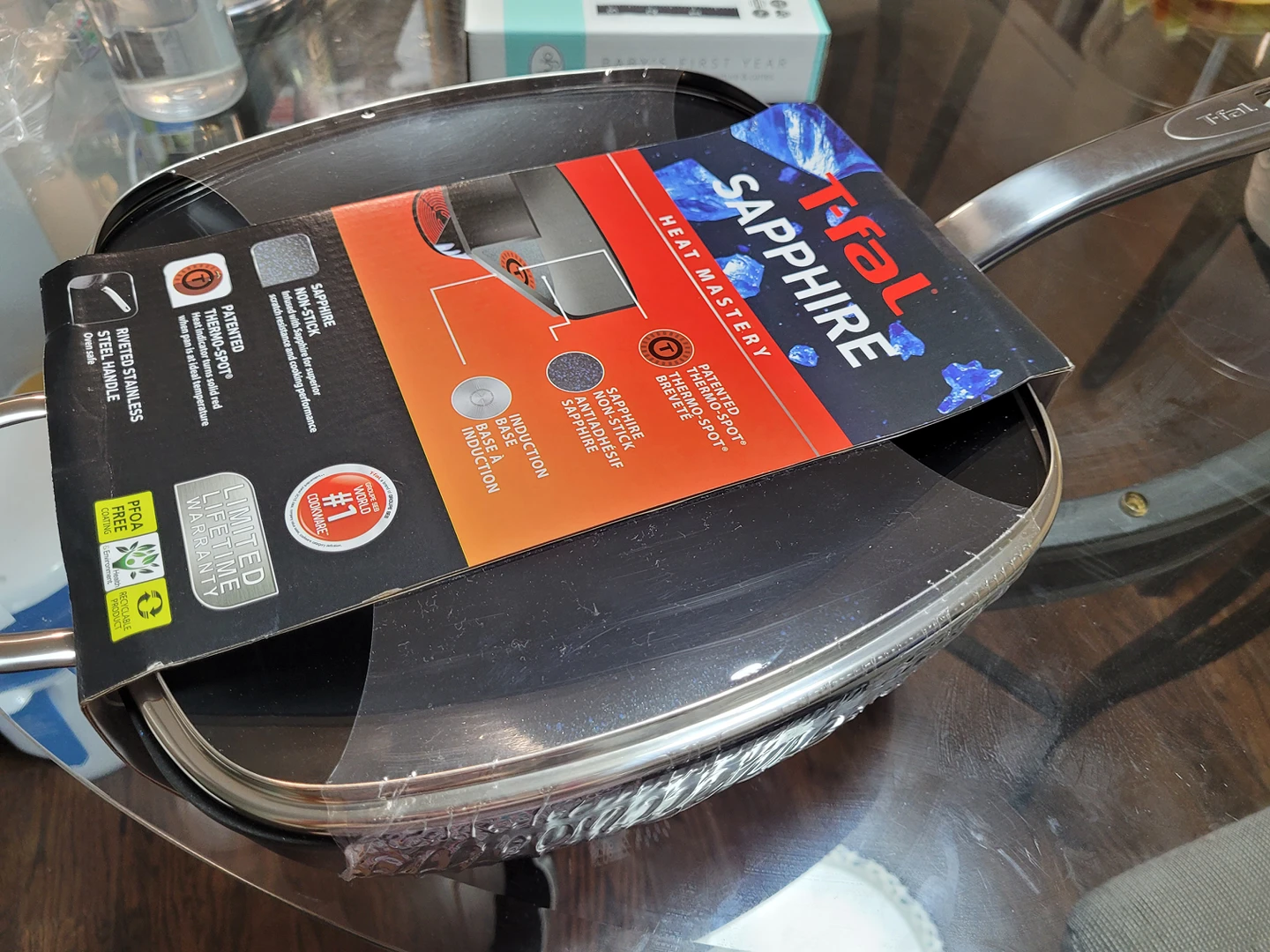 🎁 New T-fal Sapphire 6qt/28cm Deep Square Pan thumbnail