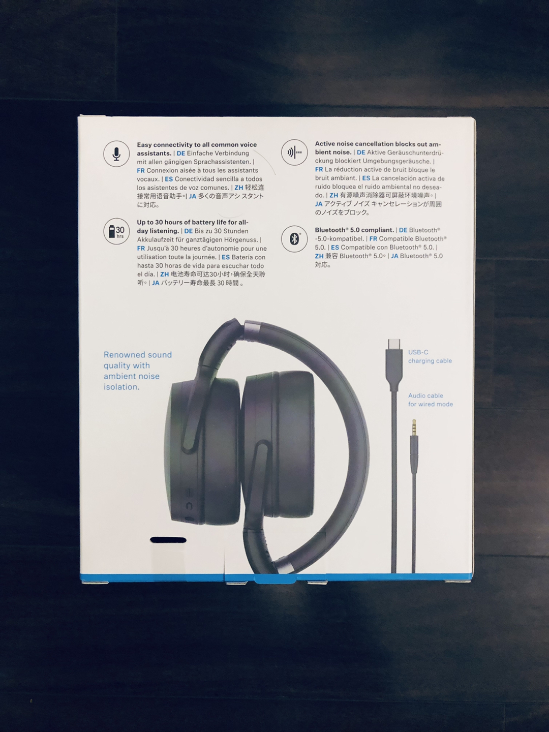BRAND NEW - Sennheiser wireless ANC bluetooth headphone - photo 2