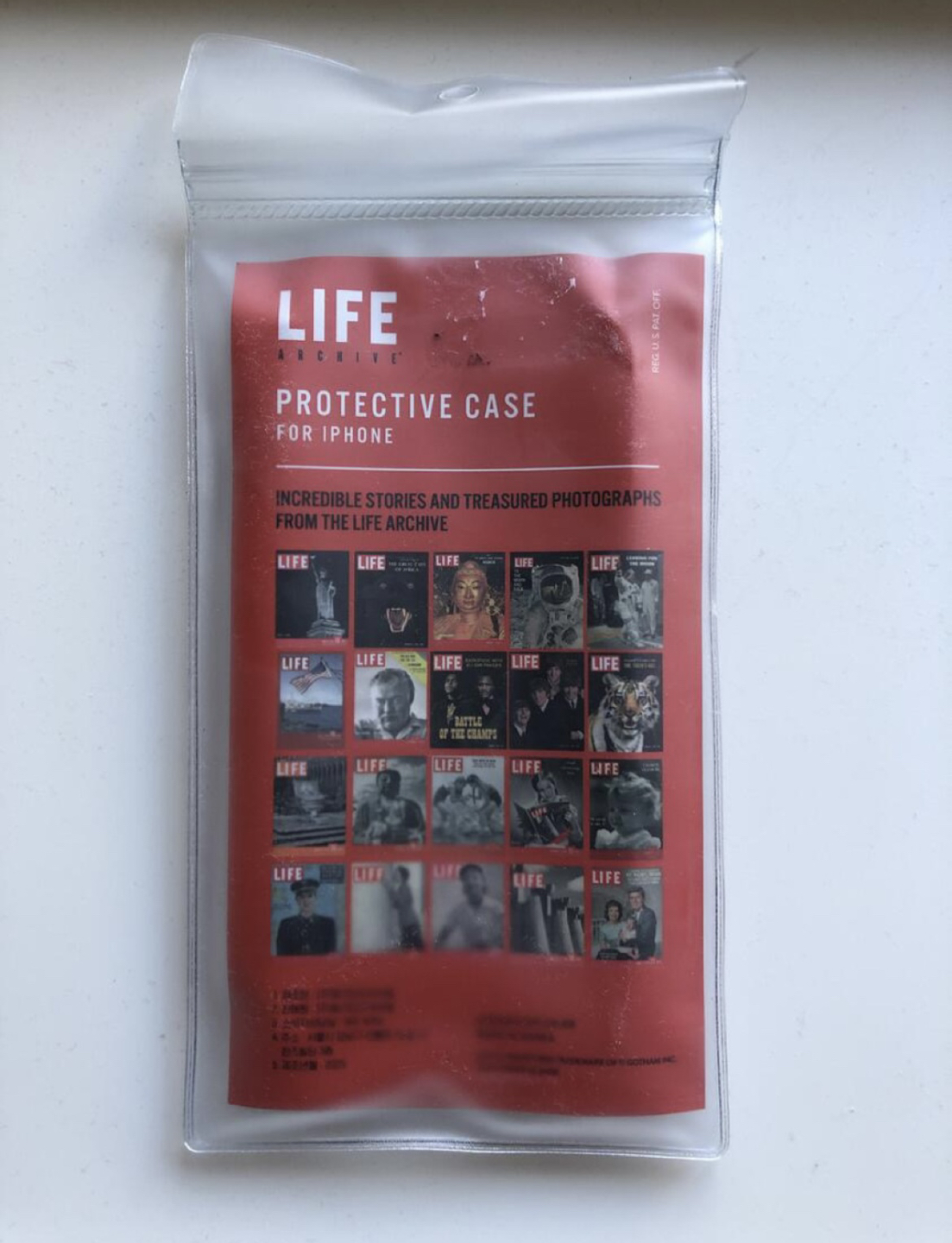NEW IN BOX LIFE MAGAZINE LOGO IPHONE 12 / 12 PRO CASE RED - photo 2