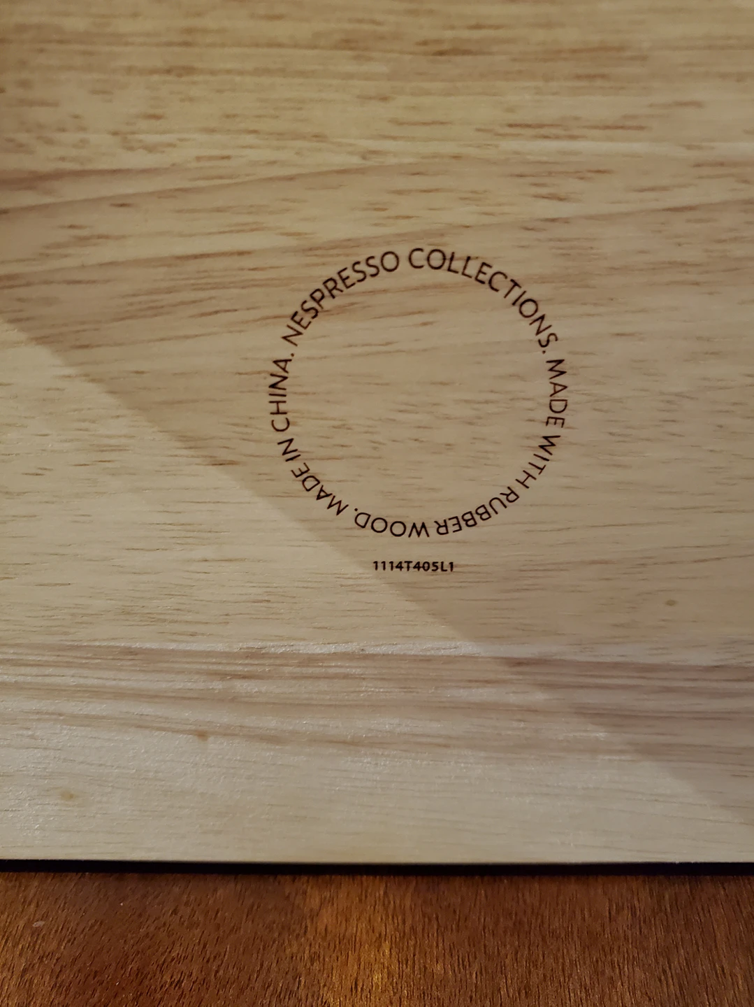 BNIB Limited Edition Nespresso Barista Wooden Tray - photo 3