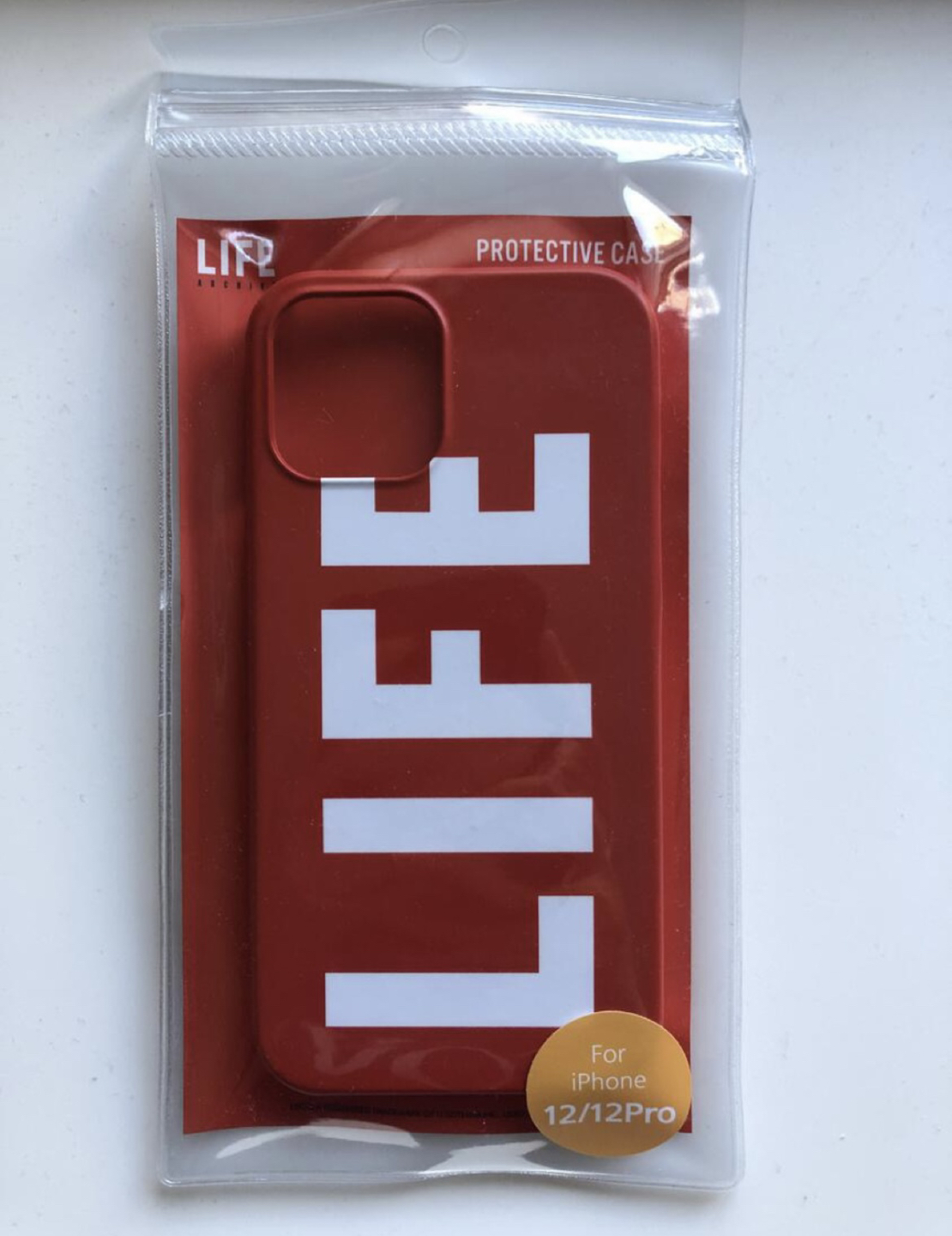 NEW IN BOX LIFE MAGAZINE LOGO IPHONE 12 / 12 PRO CASE RED
