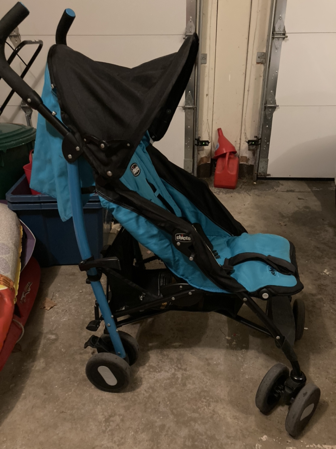 Chicco Echo Lightweight Travel Stroller Blue - photo 3