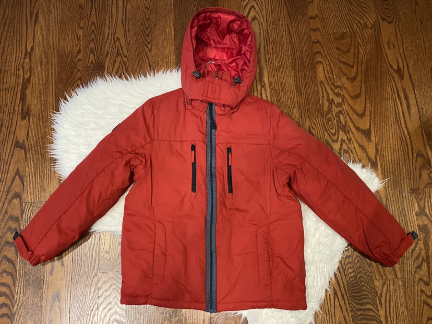Red Down Jacket size small thumbnail