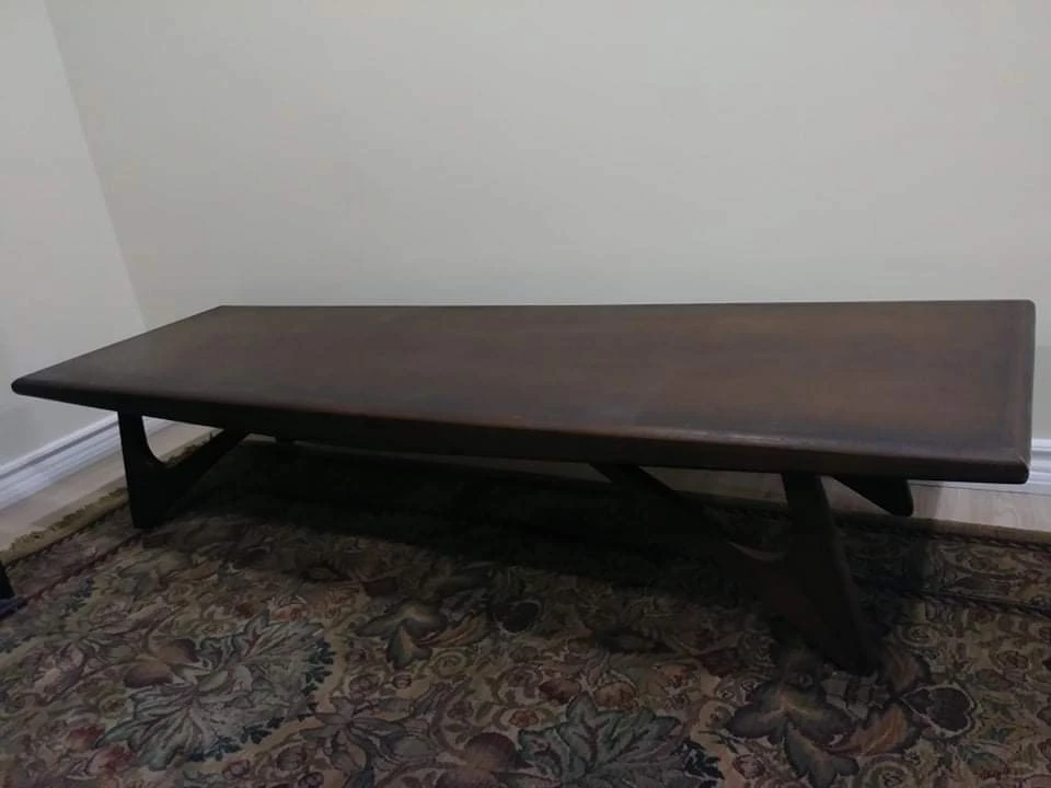 walnut coffee table - photo 2