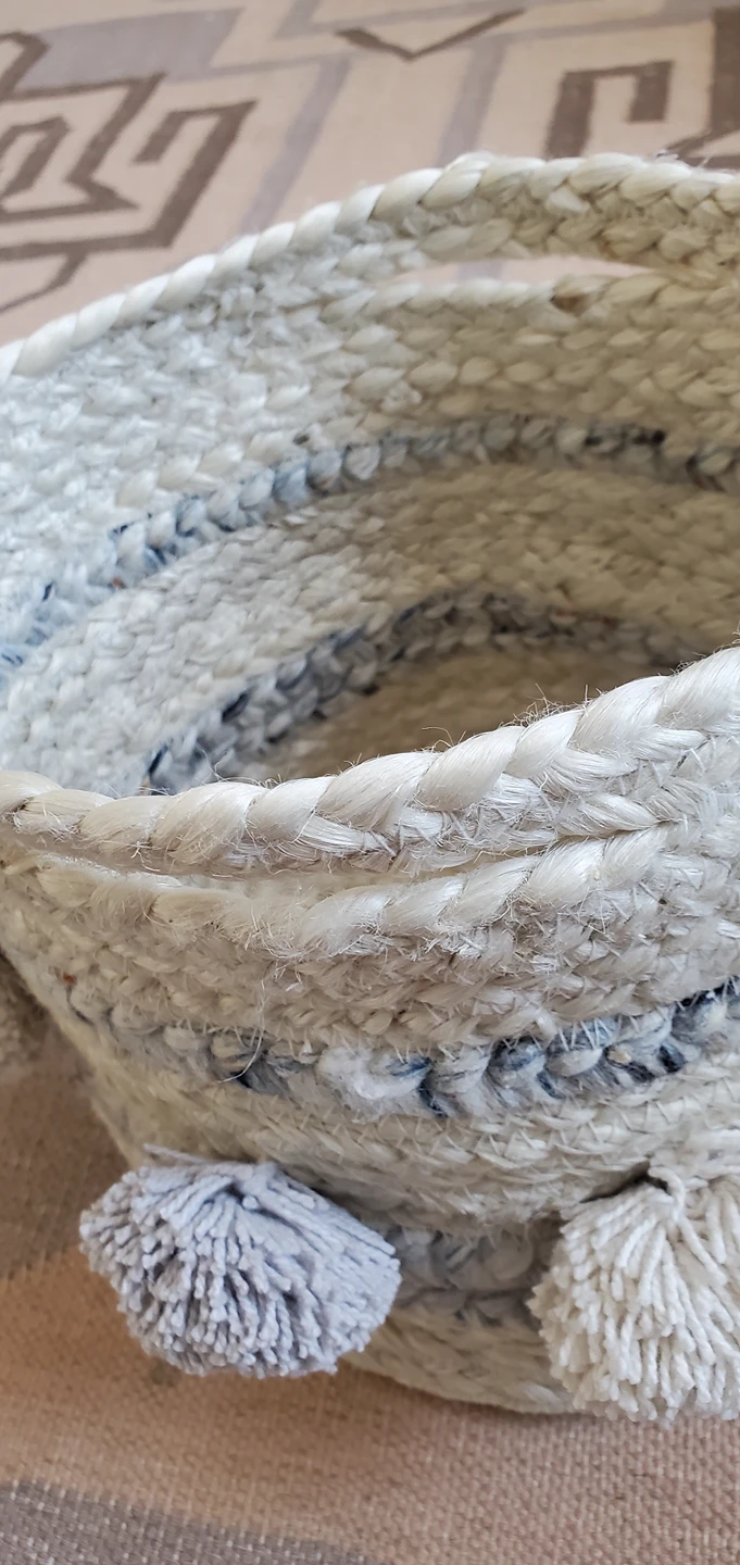 boho pompom basket - photo 4