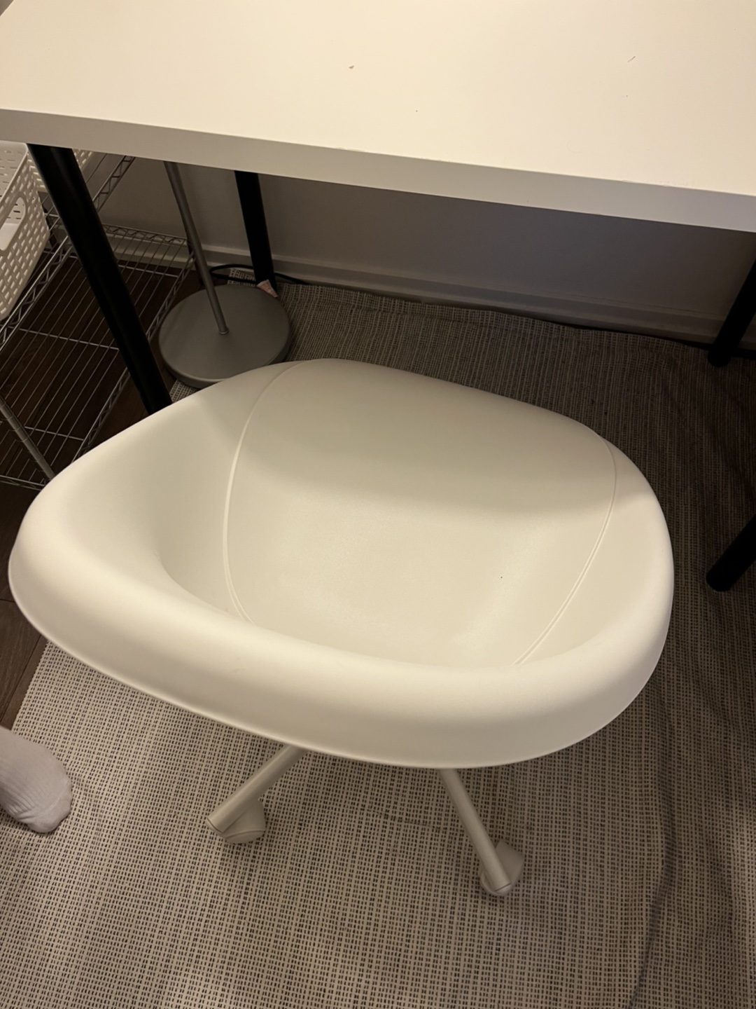 Desk and chair