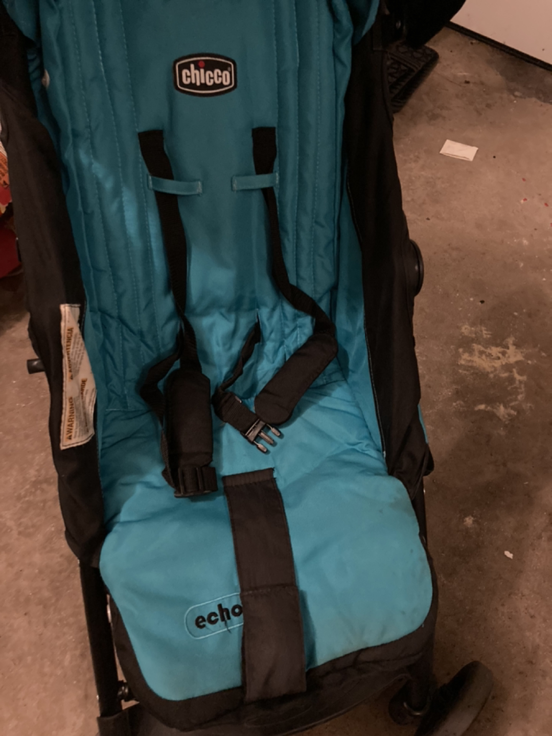 Chicco Echo Lightweight Travel Stroller Blue - photo 4