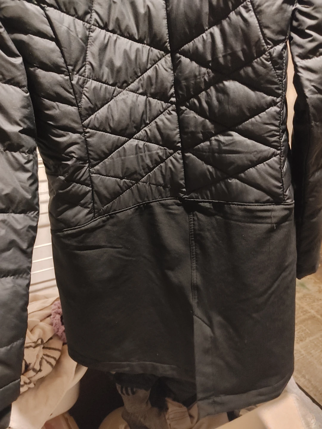 columbia omni heat black long jacket med - photo 3