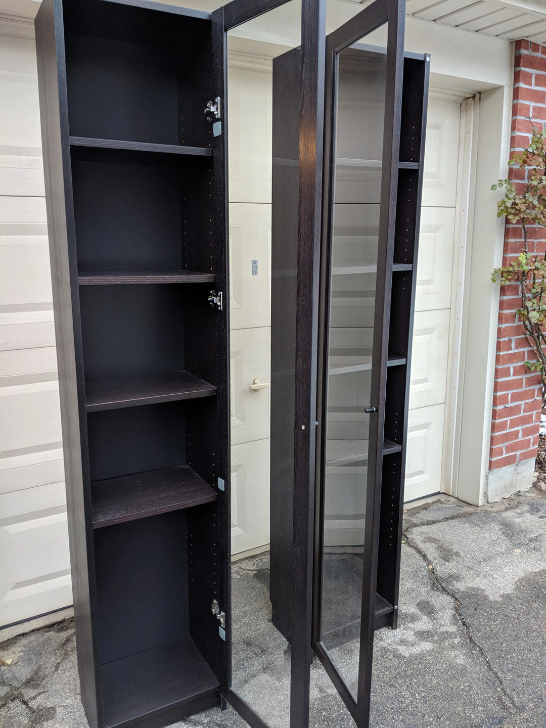 Ikea billy bookcases with glass doors 🎁 - photo 2