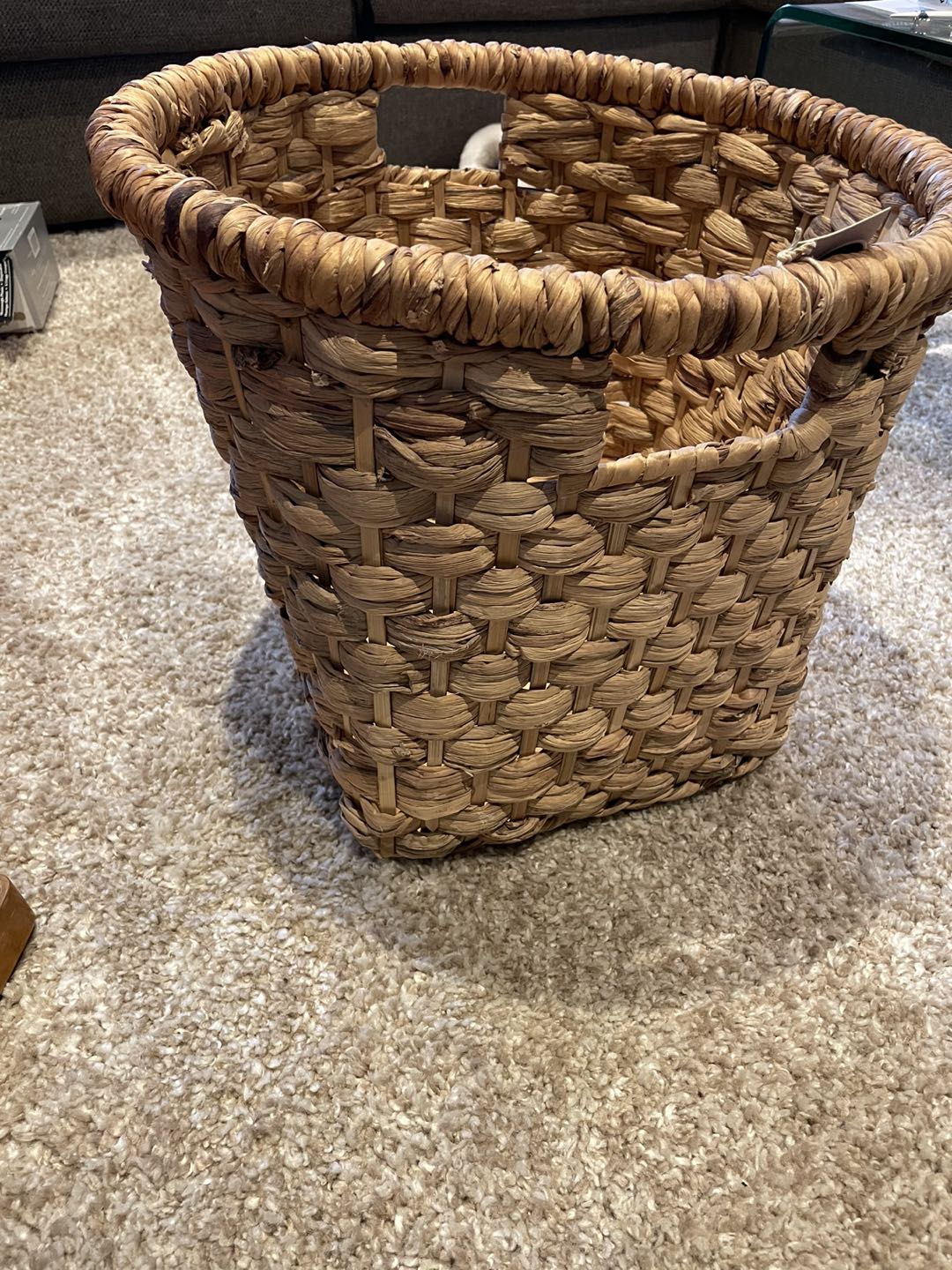 Large weave decor basket