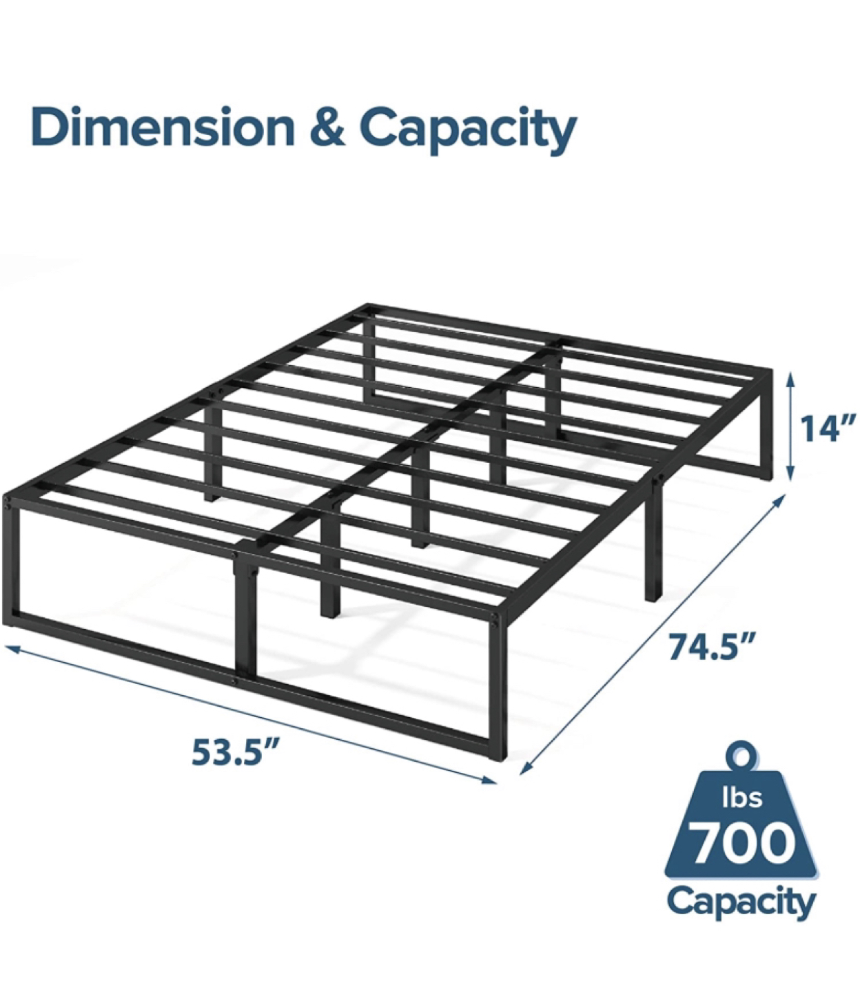 BED FRAME / FULL SIZE - photo 2