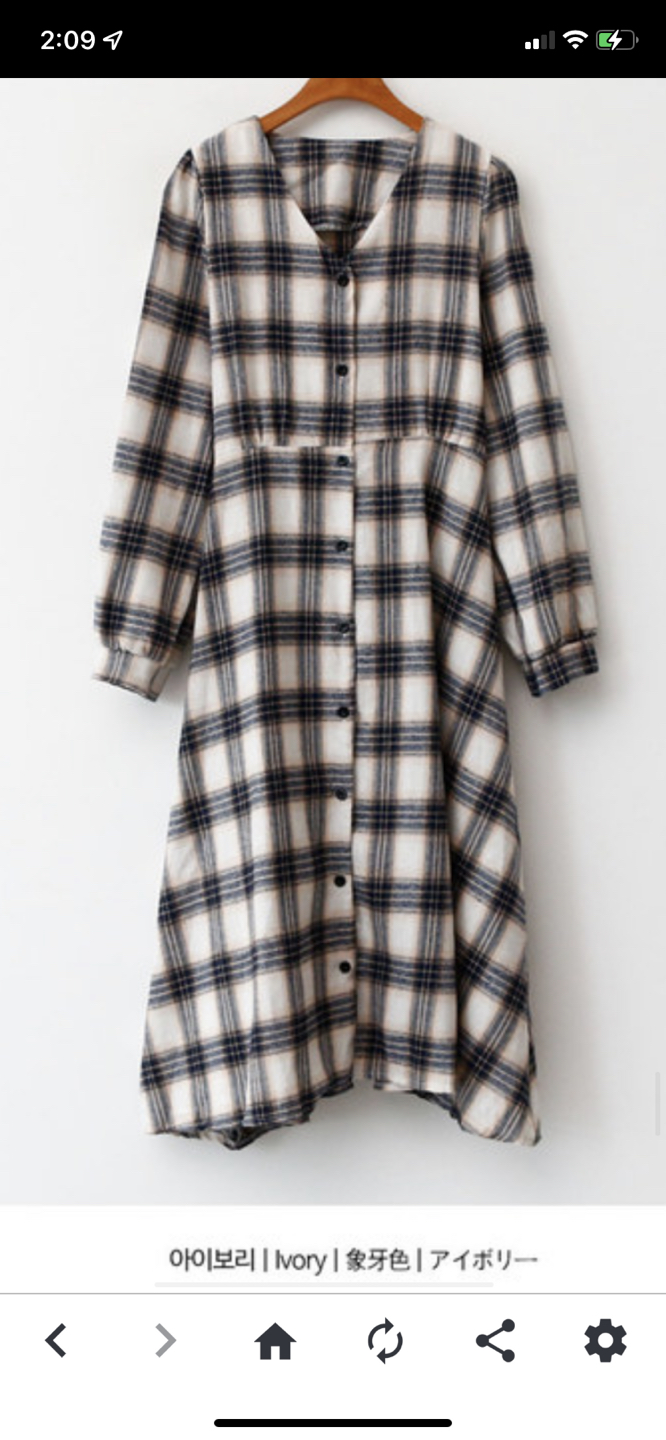 New  Checker pattern dress thumbnail