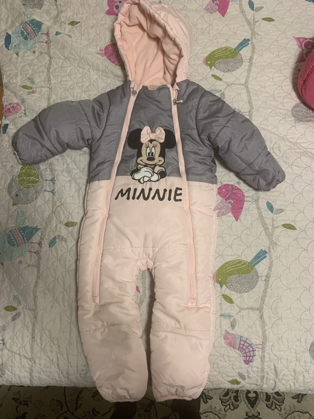 Disney baby all in one winter suit