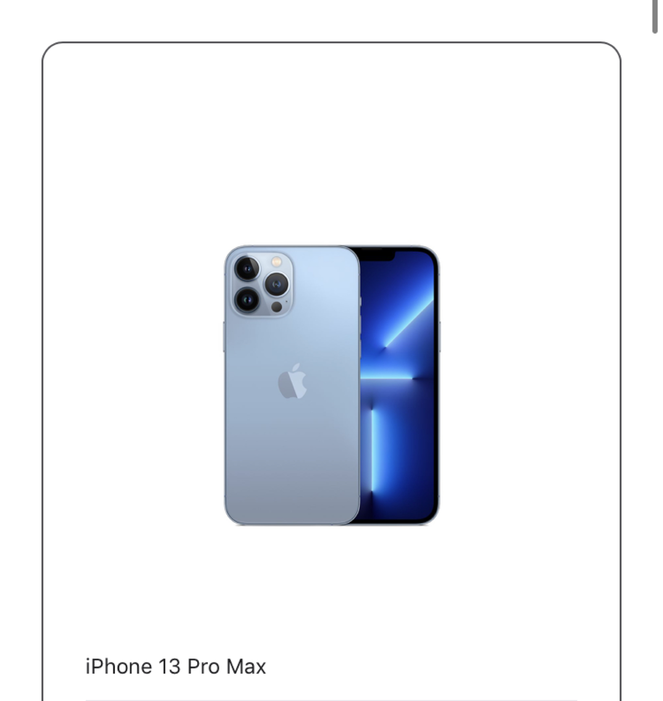 iPhone 13 pro max