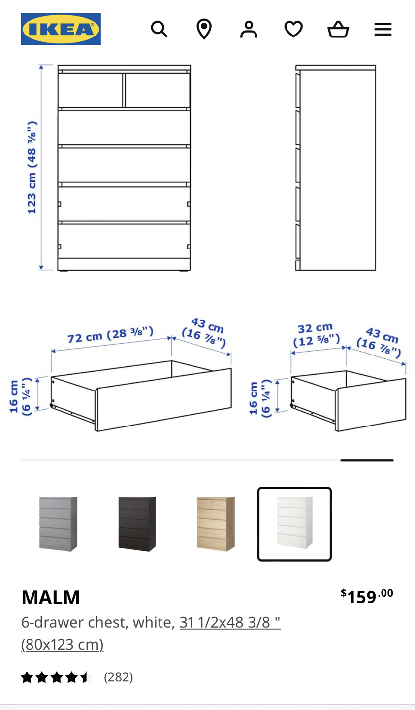 IKEA Malm dresses for sale - photo 5