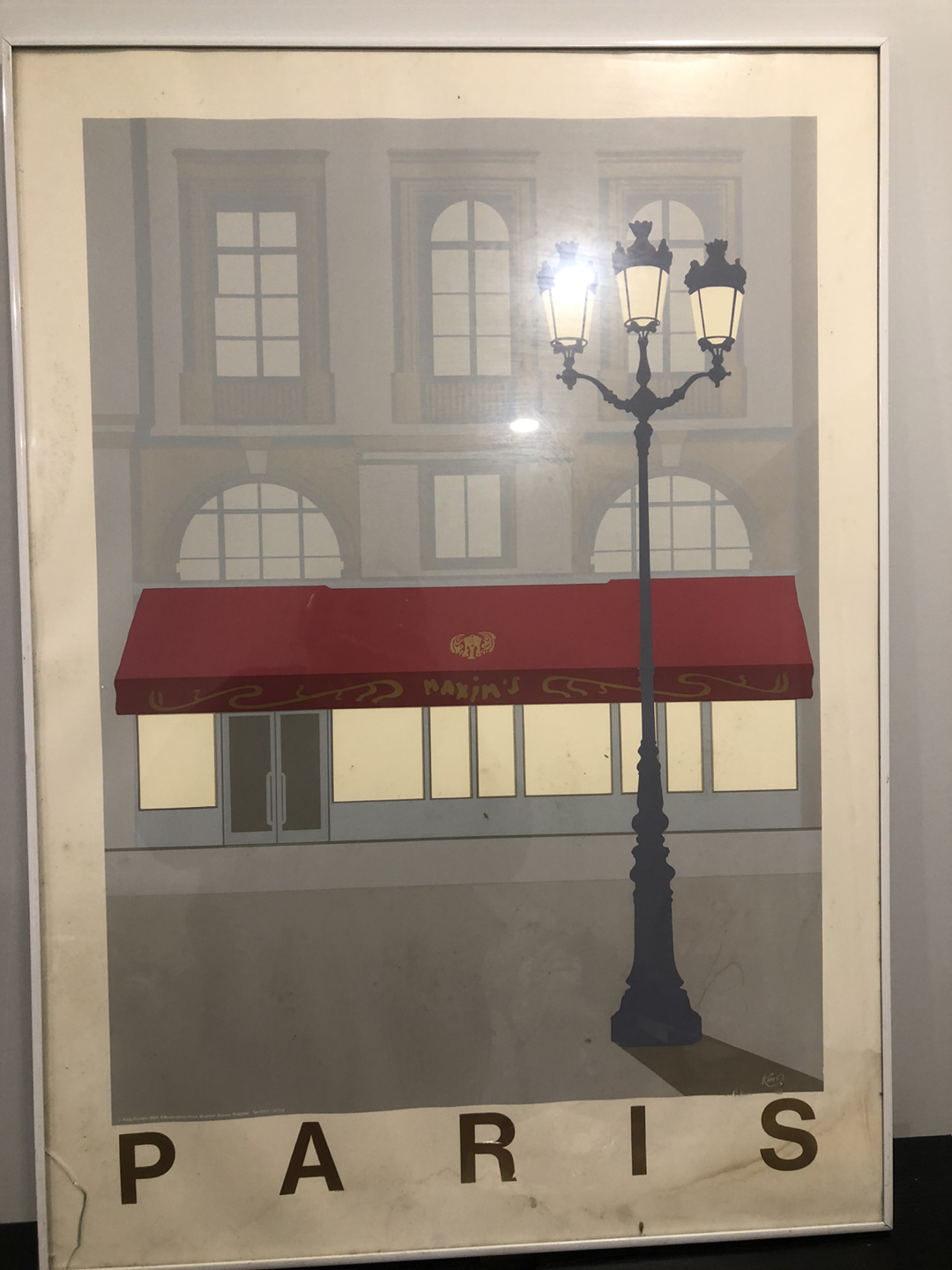 Framed Painting and Paris Poster - photo 2